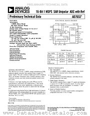 AD7653 datasheet pdf Analog Devices