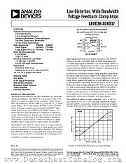 AD8037 datasheet pdf Analog Devices