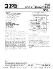 AD7869 datasheet pdf Analog Devices