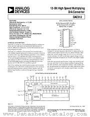 DAC312 datasheet pdf Analog Devices