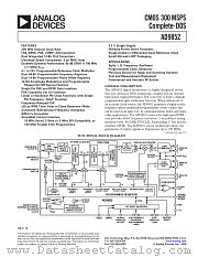 AD9852 datasheet pdf Analog Devices