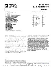 ADM1485 datasheet pdf Analog Devices