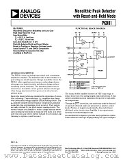 PKD01 datasheet pdf Analog Devices