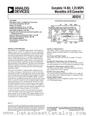 AD9241 datasheet pdf Analog Devices