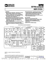 ADSP-21161N datasheet pdf Analog Devices