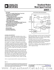 AD9975 datasheet pdf Analog Devices