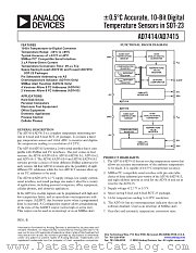 AD7414 datasheet pdf Analog Devices