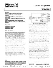 3B30-02 datasheet pdf Analog Devices