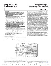 ADE7751 datasheet pdf Analog Devices