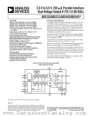 AD5333 datasheet pdf Analog Devices