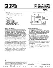 AD7813 datasheet pdf Analog Devices