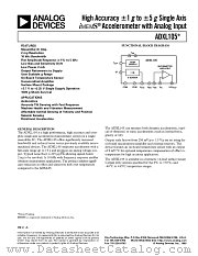 ADXL105 datasheet pdf Analog Devices