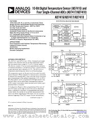 AD7416 datasheet pdf Analog Devices