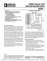 AD7890 datasheet pdf Analog Devices