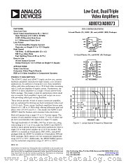 AD8073 datasheet pdf Analog Devices