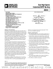 AD644 datasheet pdf Analog Devices
