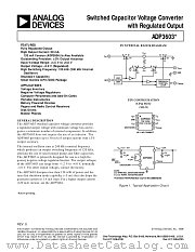 ADP3603 datasheet pdf Analog Devices