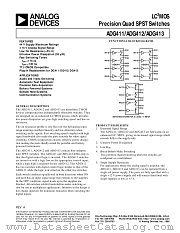 ADG411 datasheet pdf Analog Devices