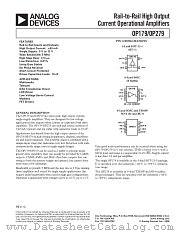 OP179 datasheet pdf Analog Devices