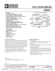 AD7660 datasheet pdf Analog Devices