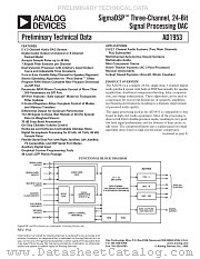 AD1953 datasheet pdf Analog Devices