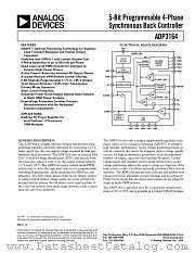 ADP3164 datasheet pdf Analog Devices