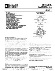 AD647 datasheet pdf Analog Devices