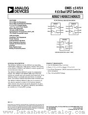 ADG622 datasheet pdf Analog Devices