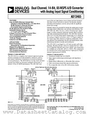 AD13465AF datasheet pdf Analog Devices