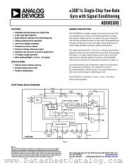ADXRS300 datasheet pdf Analog Devices