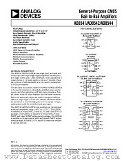 AD8544 datasheet pdf Analog Devices