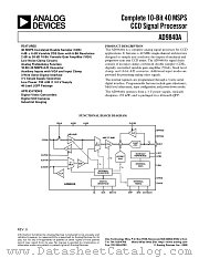 AD9840 datasheet pdf Analog Devices