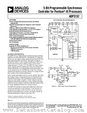 ADP3157 datasheet pdf Analog Devices
