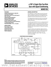 ADXRS150 datasheet pdf Analog Devices
