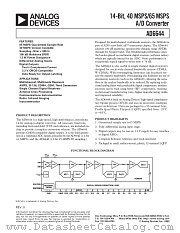 AD6644 datasheet pdf Analog Devices