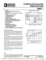AD8327 datasheet pdf Analog Devices