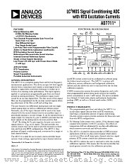 AD7711 datasheet pdf Analog Devices