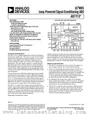 AD7713 datasheet pdf Analog Devices