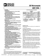 ADSP-2185L datasheet pdf Analog Devices