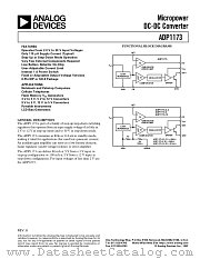 ADP1173 datasheet pdf Analog Devices