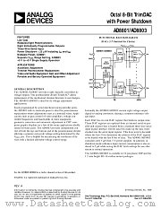 AD8801 datasheet pdf Analog Devices