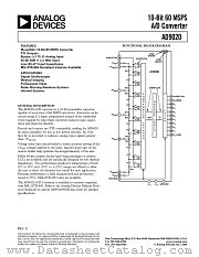AD9020 datasheet pdf Analog Devices