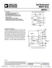 ADP3417 datasheet pdf Analog Devices