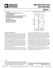 AD1315 datasheet pdf Analog Devices