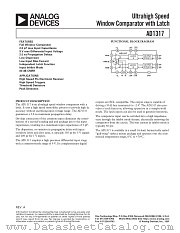 AD1317 datasheet pdf Analog Devices