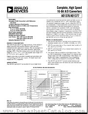 AD1376KD datasheet pdf Analog Devices