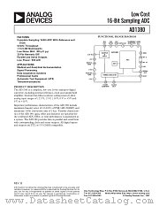 AD1380KD datasheet pdf Analog Devices