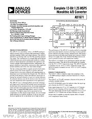 AD1671J datasheet pdf Analog Devices