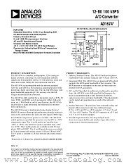 AD1674JR datasheet pdf Analog Devices