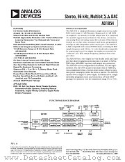 AD1854JRSRL datasheet pdf Analog Devices